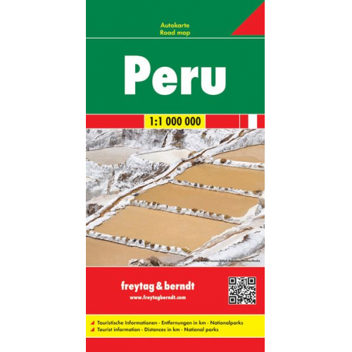 Peru 1 : 1 000 000. Autokarte