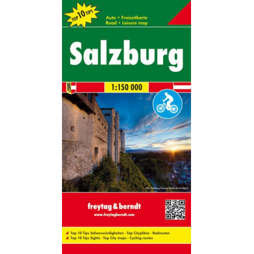 Salzburg, Autokarte 1:150.000, Top 10 Tips