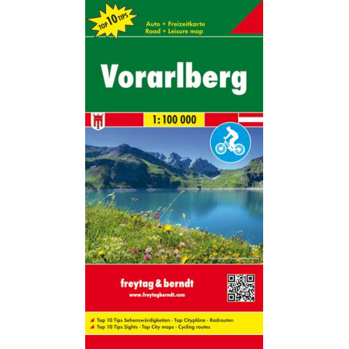 Vorarlberg, Top 10 Tips, Autokarte 1:100.000