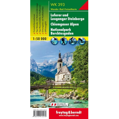 Loferer - Leogang - Steinberge - Berchtesgarden 1 : 50 000 Wanderkarte