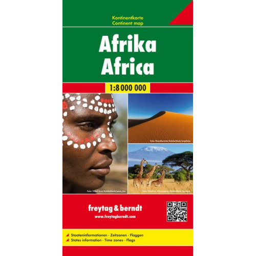 Afrika, Kontinentkarte 1:8 000 000