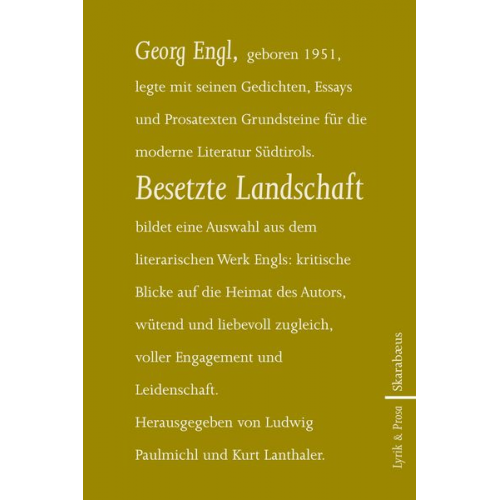 Georg Engl - Besetzte Landschaft