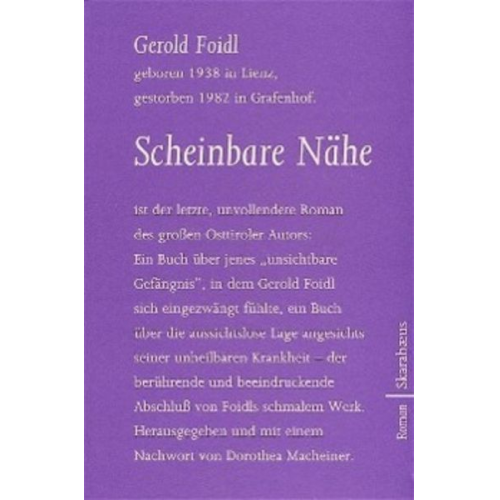 Gerold Foidl - Foidl, G: Scheinbare Nähe