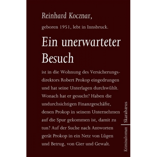 Reinhard Kocznar - Ein unerwarteter Besuch