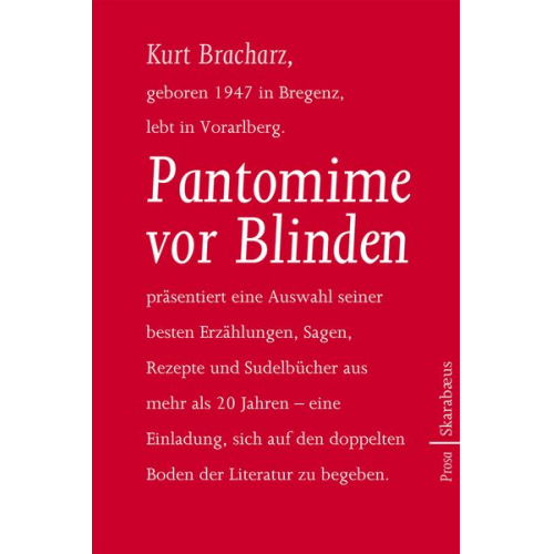 Kurt Bracharz - Pantomime vor Blinden