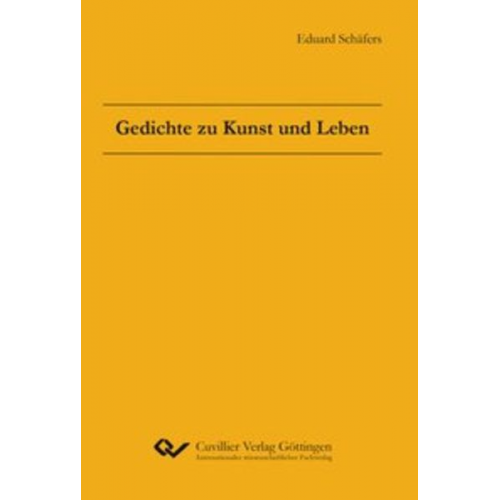 Eduard Schäfers - Gedichte zu Kunst und Leben