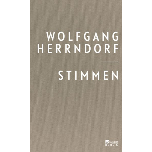 Wolfgang Herrndorf - Stimmen