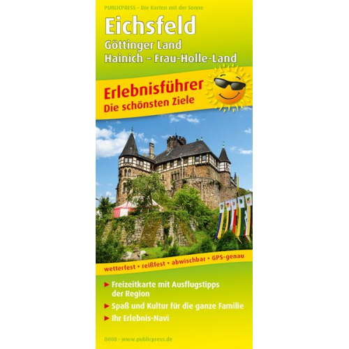 Eichsfeld, Göttinger Land - Hainich - Frau-Holle-Land 1:110 000