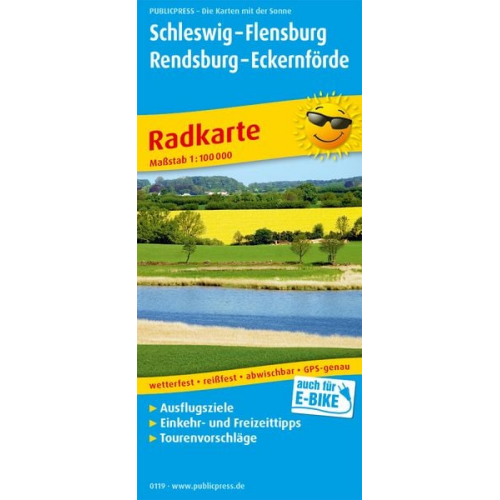 Schleswig - Flensburg - Rendsburg - Eckernförde 1:100 000