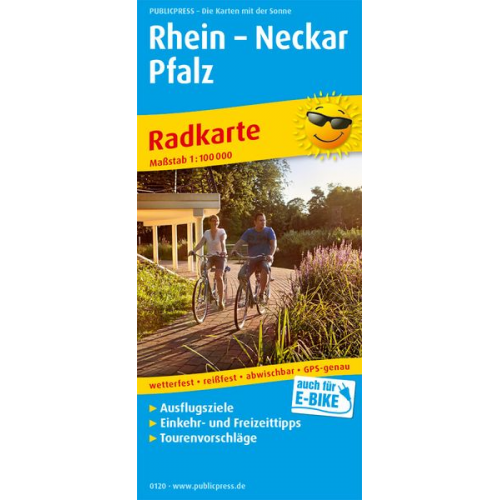 Rhein - Neckar - Pfalz 1:100 000