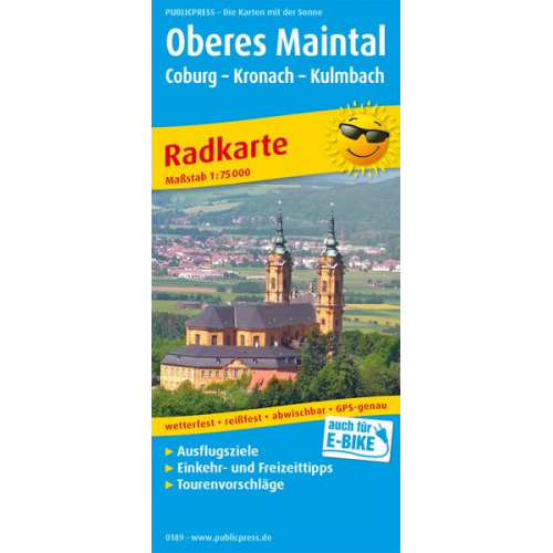 Oberes Maintal /Coburg - Kronach - Kulmbach 1:75 000