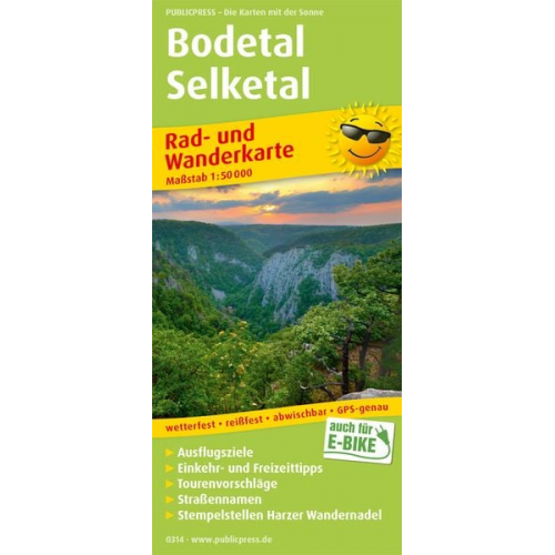 Bodetal - Selketal 1:50 000