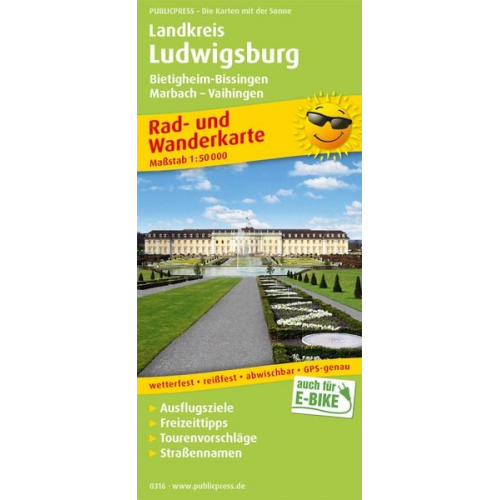 Landkreis Ludwigsburg 1:50 000