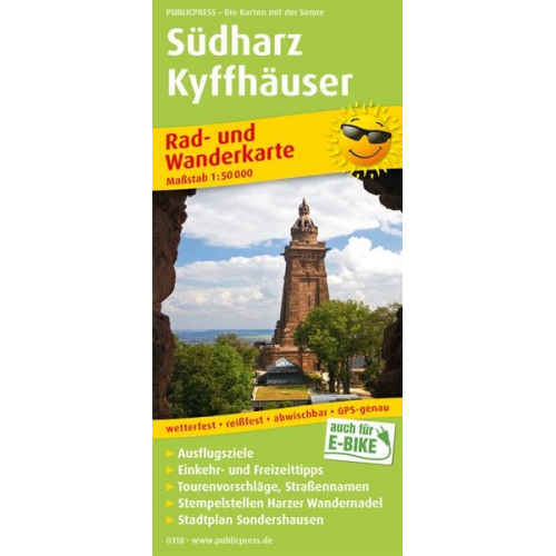 Südharz - Kyffhäuser 1:50 000