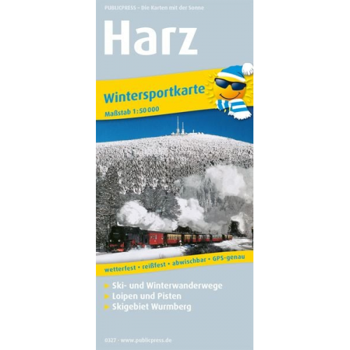 Harz Wintersportkarte 1 : 50 000