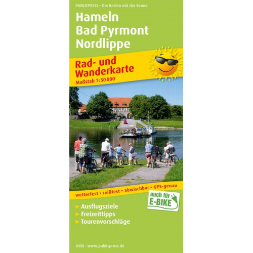 Hameln - Bad Pyrmont - Nordlippe 1:50 000