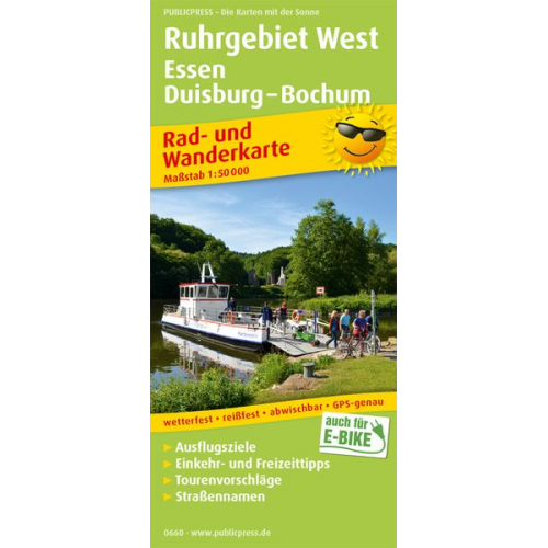 Ruhrgebiet West, Essen, Duisburg - Bochum 1:50 000