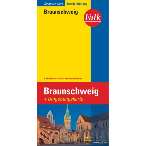 Falk Stadtplan Extra Standardfaltung Braunschweig