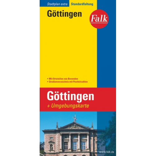 Falk Stadtplan Extra Standardfaltung Göttingen