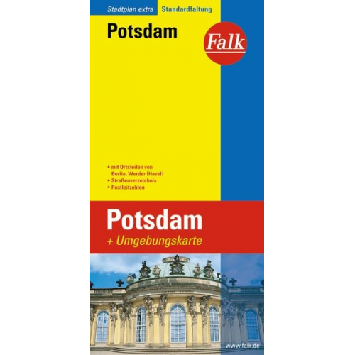 Falk Stadtplan Extra Standardfaltung Potsdam