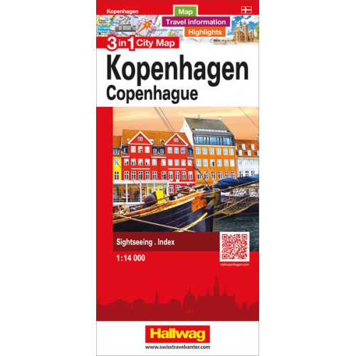 Stadtplan Kopenhagen 1:14 000