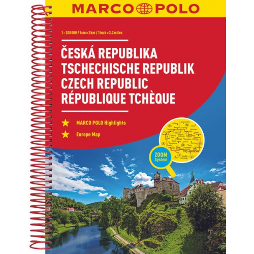 MARCO POLO Reiseatlas Tschechische Republik 1:200.000