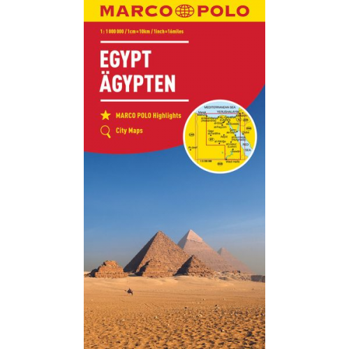 MARCO POLO Länderkarte Ägypten