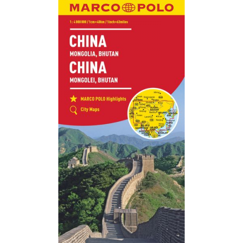 Marco Polo - MARCO POLO Kontinentalkarte China, Mongolei