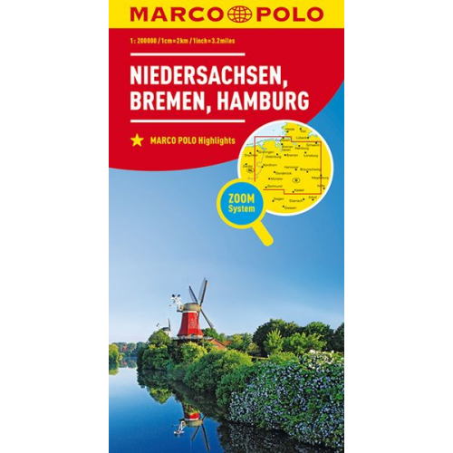 Marco Polo Verlag - MARCO POLO Regionalkarte Deutschland Blatt 03 Niedersachsen, Bremen, Hamburg 1:200 000