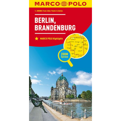 MARCO POLO Regionalkarte Deutschland 04 Berlin, Brandenburg 1:200.000