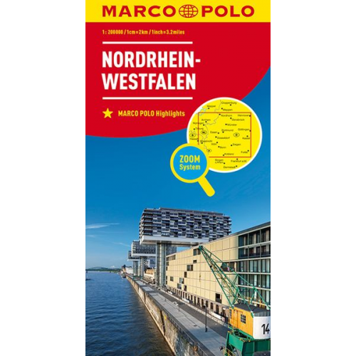 Marco Polo Verlag - MARCO POLO Regionalkarte Deutschland 05 Nordrhein-Westfalen 1:200.000