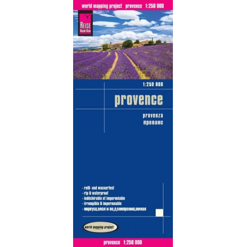 Reise Know-How Verlag Reise Know-How Verlag Peter Rump - Reise Know-How Landkarte Provence 1 : 250.000