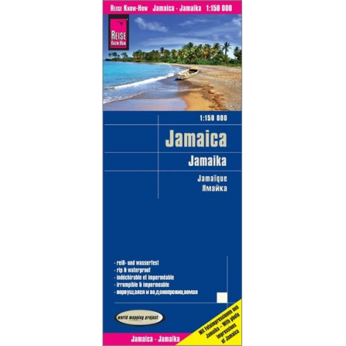 Reise Know-How Verlag Peter Rump - Reise Know-How Landkarte Jamaika / Jamaica (1:150.000)