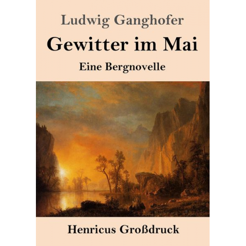 Ludwig Ganghofer - Gewitter im Mai (Großdruck)