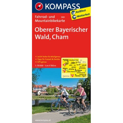 Oberer Bayerischer Wald - Cham 1 : 70 000