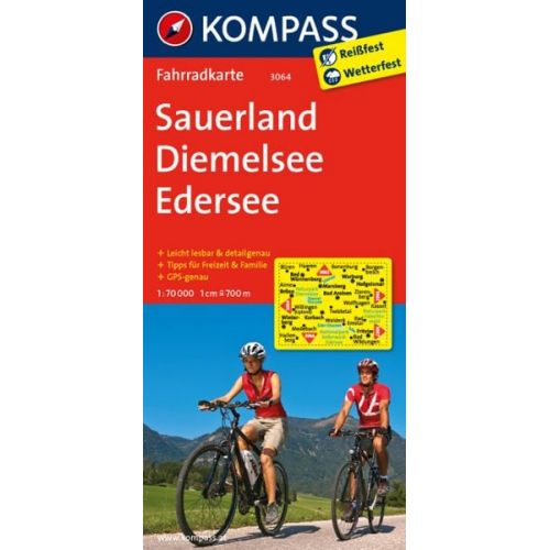 Sauerland - Diemelsee - Edersee 1 : 70 000