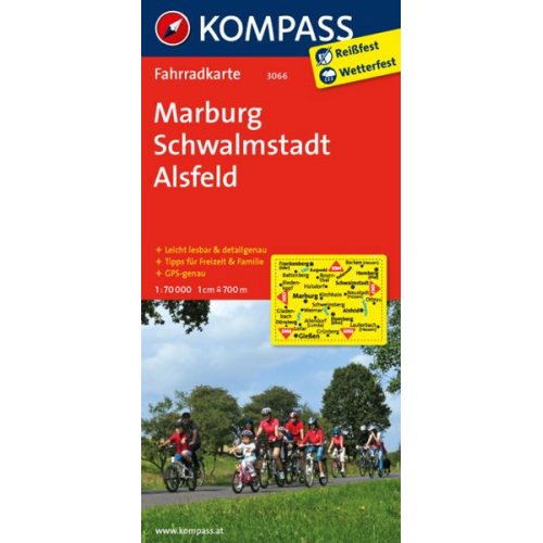 Marburg - Schwalmstadt - Alsfeld 1 : 70 000