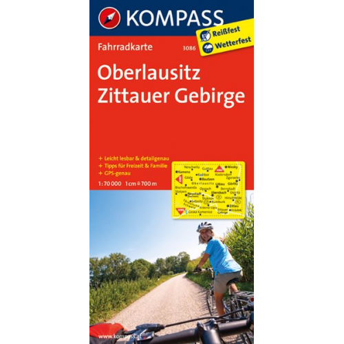 Oberlausitz - Zittauer Gebirge 1 : 70 000