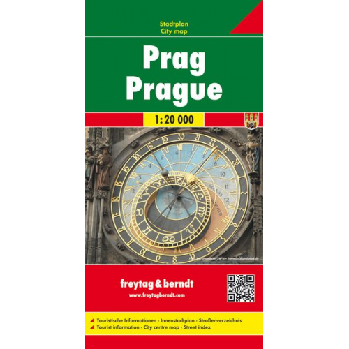 Freytag-Berndt und Artaria KG - Prag Stadtplan 1 : 20 000