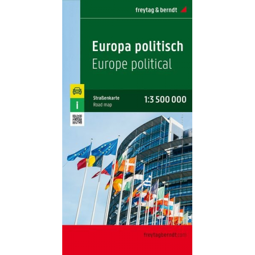 Europa politisch 1 : 3 500 000. Autokarte