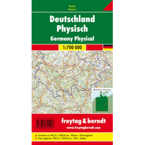 Deutschland 1 : 700 000 physisch