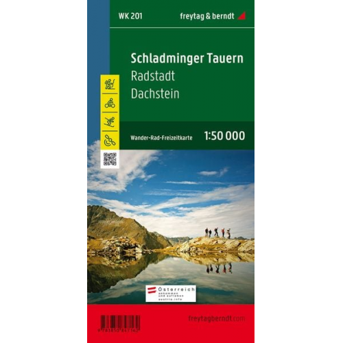 Schladminger Tauern. Radstadt. Dachstein 1 : 50 000. WK 201