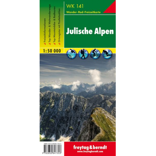 Julische Alpen 1 : 50 000. WK 141