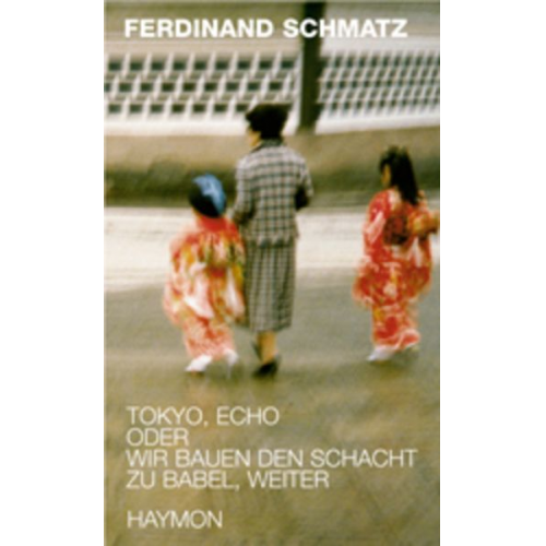 Ferdinand Schmatz - Tokyo, Echo oder wir bauen den Schacht zu Babel, weiter