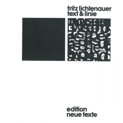 Fritz Lichtenauer - Text und Linie