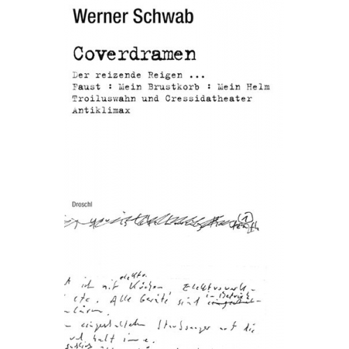 Werner Schwab - Coverdramen