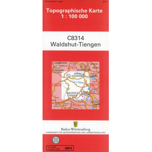 Waldshut-Tiengen 1:100 000