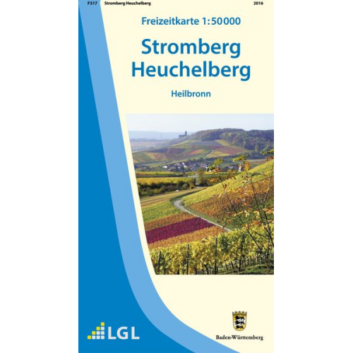 Freizeitkarte Stromberg Heuchelberg / Heilbronn 1 : 50 000