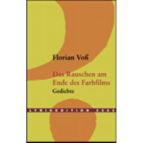 Florian Voss - Das Rauschen am Ende des Farbfilms