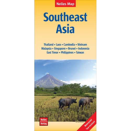 Nelles Map Southeast Asia / Südostasien / Asie du Sud-Est / Sudeste Asiático 1 : 4 500 000